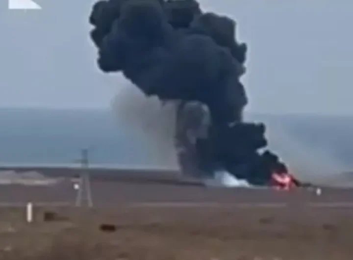 Plane crash horror as Christmas Day passenger jet plunges into fireball with ‘110 on board’