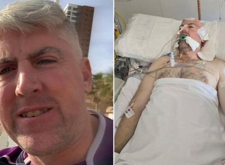 Police arrest bouncer after man 'punched in street' outside Benidorm club and left fighting for life