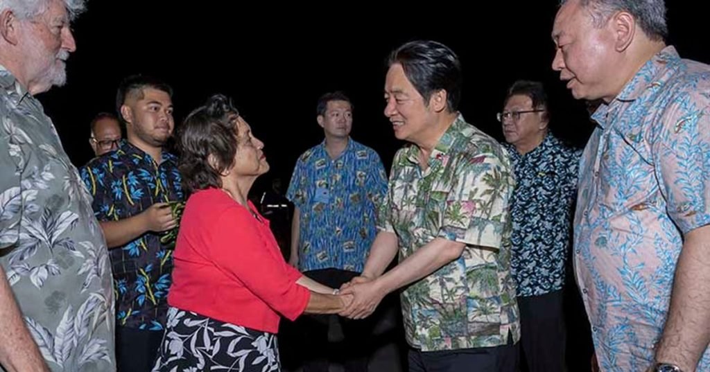 President says Taiwan, Guam should defend freedom in region