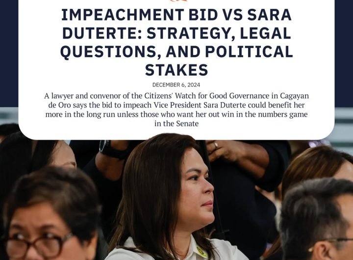 Proponents of the impeachment complaints against Vice President Sara Duterte may find their efforts unsuccessful in securing her removal from office,