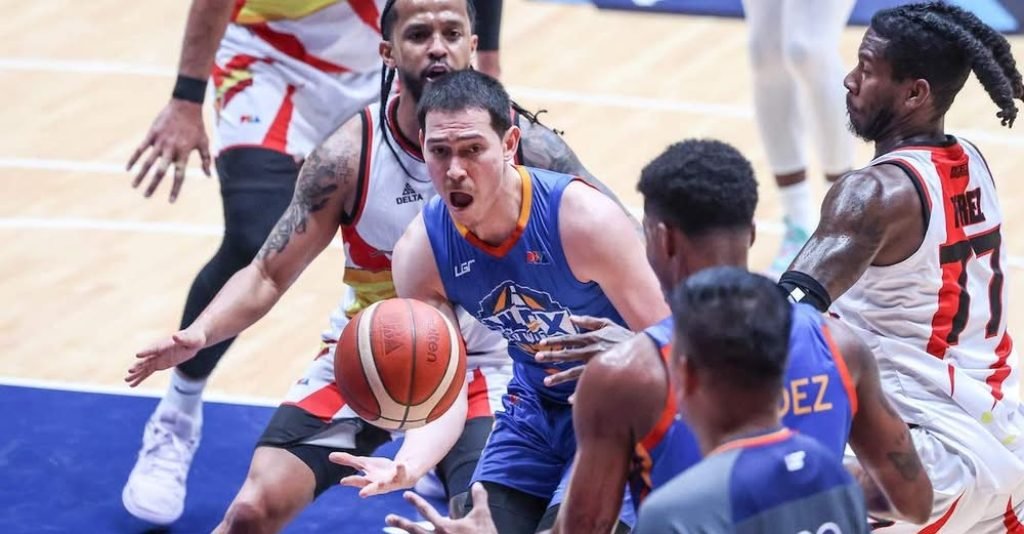 Robert Bolick hits big shots one after the other in the fourth quarter as NLEX storms back from a 19-point deficit to stun San Miguel. #PBA