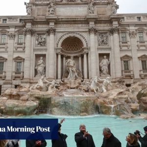 Rome’s Trevi Fountain reopens to limited crowds after 3-month clean-up