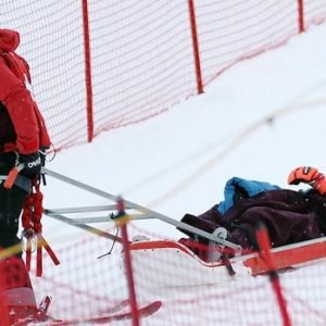 Shiffrin recovering after abdominal surgery to clean out deep puncture wound suffered in race crash