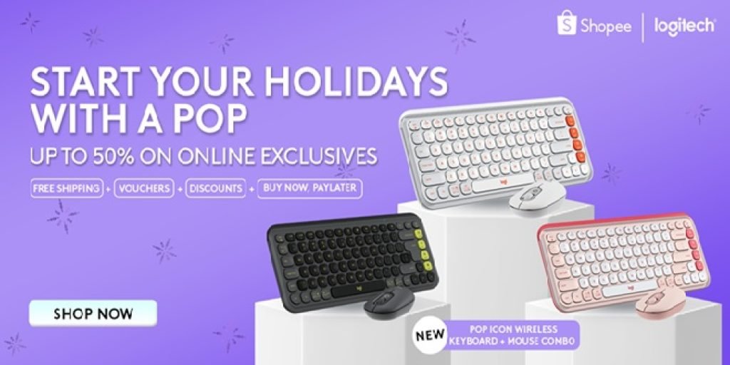 Shopee 12.12 Logitech's Mega Holiday Sale!