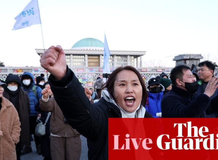 South Korea crisis live: President Yoon faces impeachment calls amid martial law outcry | South Korea