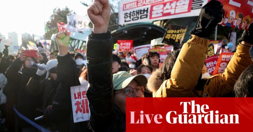 South Korea impeachment live: Thousands take to streets in Seoul as parliament to vote again on Yoon Suk Yeol’s fate | South Korea