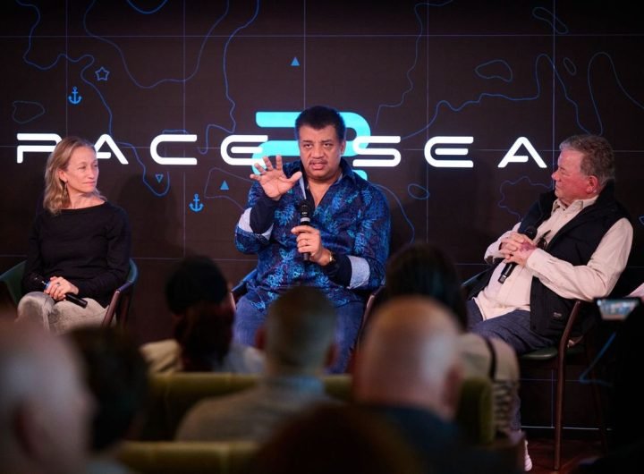 Space2Sea Antarctica: William Shatner, Neil deGrasse Tyson and NASA astronauts talk exploration and science from the Drake Passage