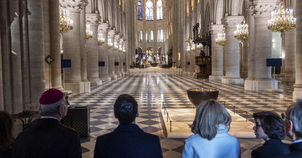 Stars, heads of state, solemn rituals and high-security celebrations for Notre Dame’s reopening