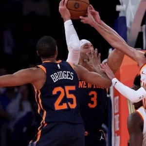 The Atlanta Hawks, fueled by 22 points and 11 assists from Trae Young, erased a 10-point third-quarter deficit to beat the New York Knicks 108-100 on