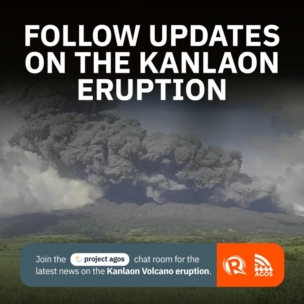 The Kanlaon Volcano in Negros Island erupted on Monday afternoon, December 9.