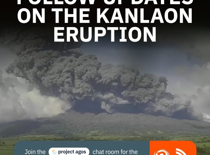 The Kanlaon Volcano in Negros Island erupted on Monday afternoon, December 9.