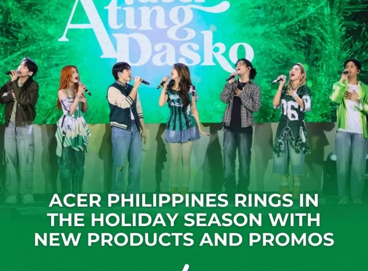 There is so much to celebrate this holiday season with Acer Philippines! Acer is spreading joy with a song featuring Acer ambassadors SB19 and G22, an