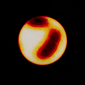 This red giant star has starspots larger than the entire sun