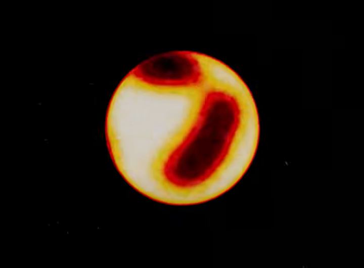 This red giant star has starspots larger than the entire sun