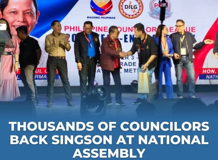 Thousands of city councilors from across the country voiced their support for senatorial candidate Luis “Manong Chavit” Singson during the Philippine