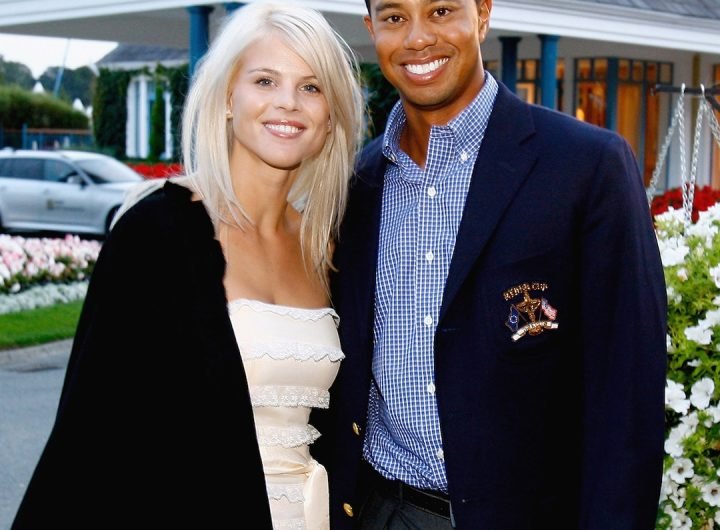 Tiger Woods Hugs Ex-Wife Elin Nordegren at Son Charlie's Golf Event