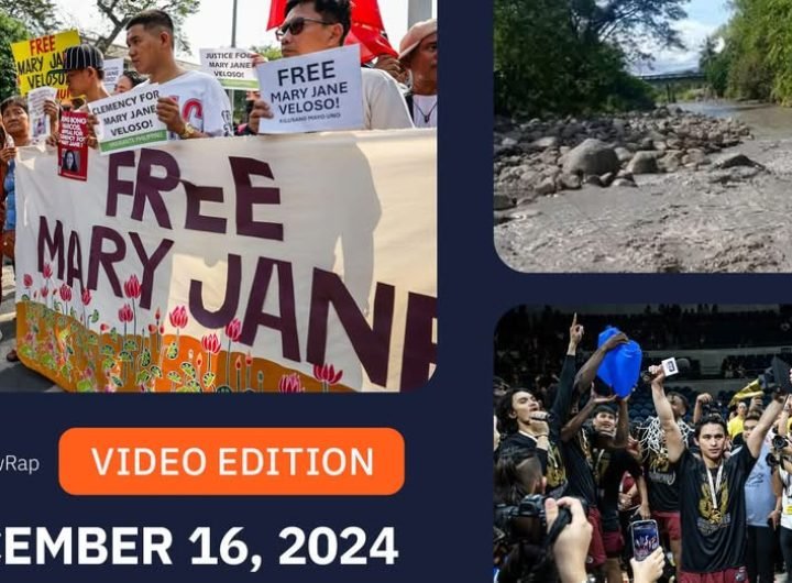 Today's headlines: Mary Jane Veloso, Kanlaon volcano, UP Fighting Maroons