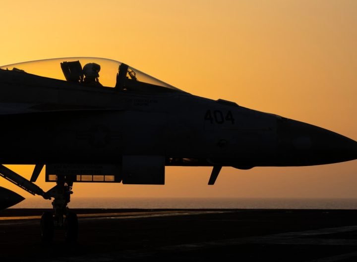 Two US navy pilots shot down over Red Sea after American airstrikes on Yemen