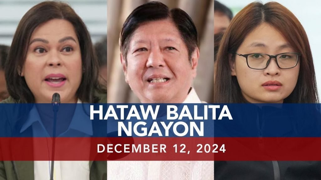 UNTV: Hataw Balita Ngayon | December 12, 2024