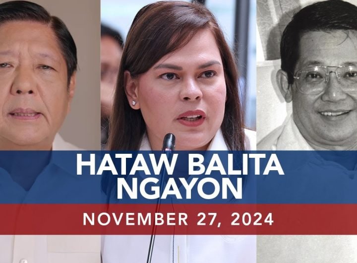 UNTV: Hataw Balita Ngayon |  November 27, 2024