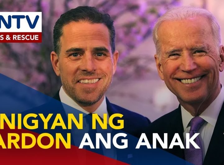 US Pres. Joe Biden, ginawaran ng presidential pardon ang anak na si Hunter