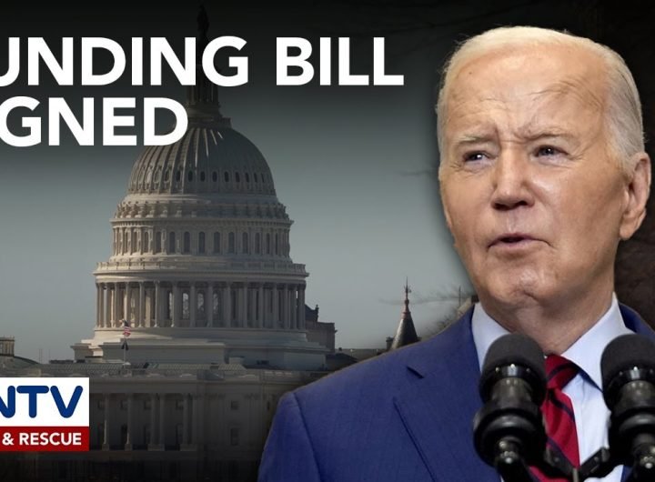 US Pres. Joe Biden, nilagdaan na ang funding bill upang maiwasan ang government shutdown