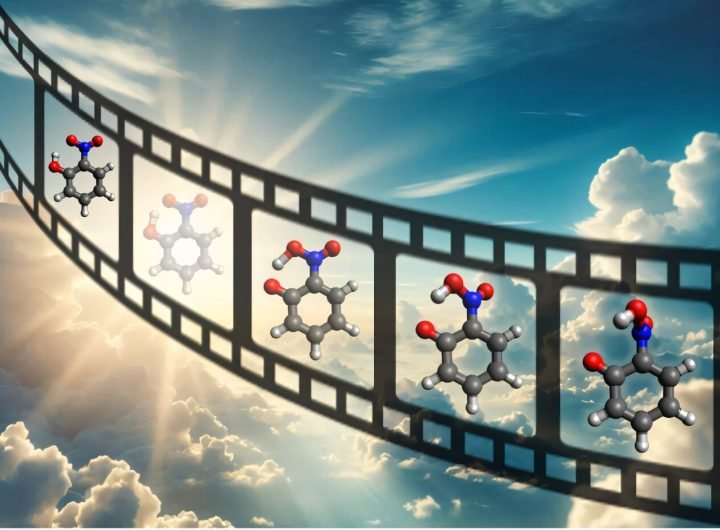 Ultrafast electron imaging captures never-before-seen nuclear motions in hydrocarbon molecules excited by light