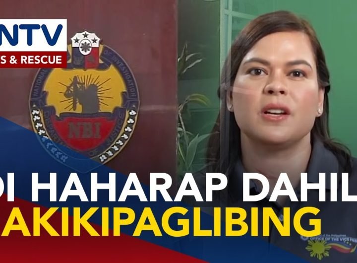 VP Sara Duterte, hindi makadadalo sa paanyaya ng NBI dahil sa personal na dahilan