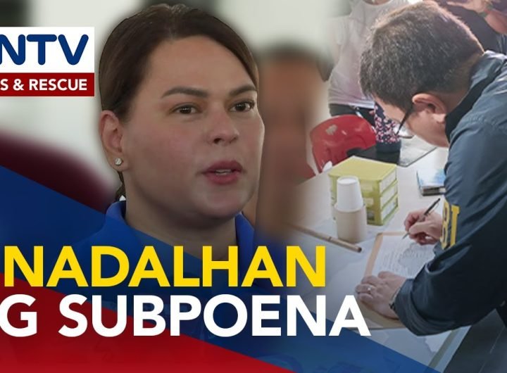 VP Sara Duterte, pinadalhan na ng subpoena ng NBI kaugnay ng pahayag vs PBBM, et al.