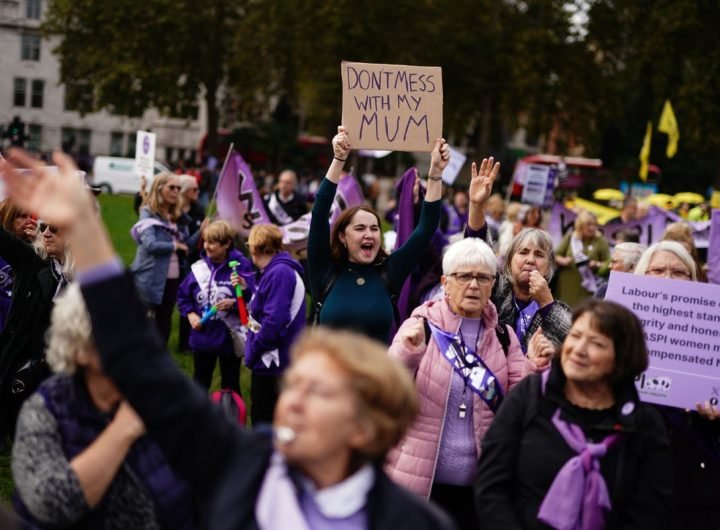 Waspi campaigners call payout denial ‘a cruel blow to a generation of women’