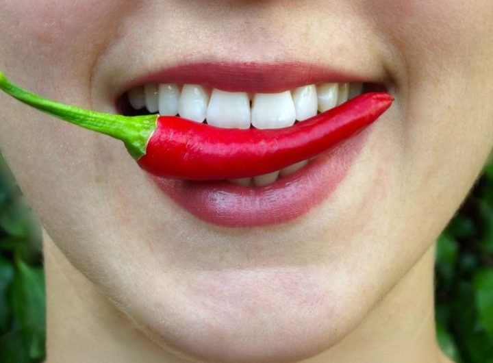 Eating Hot Chili Pepper