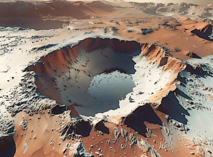 Liquid Water Mars Art