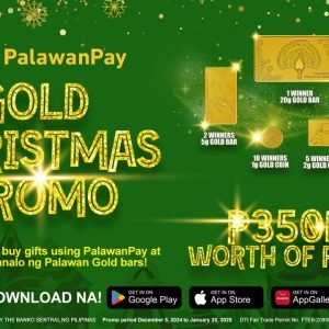 Win investment-grade gold bars this holiday with PalawanPay!