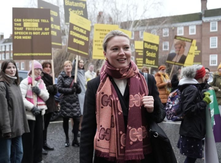 Women’s rights barrister who accused judge of ‘boys’ club’ attitude appears at tribunal