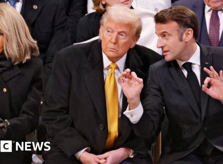 World leaders join Macron for cathedral reopening