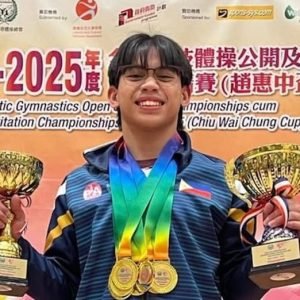 Young gymnast Eldrew Yulo shines in the Chiu Wai Chung Cup in Hong Kong as he wins all eight gold medals in the junior level