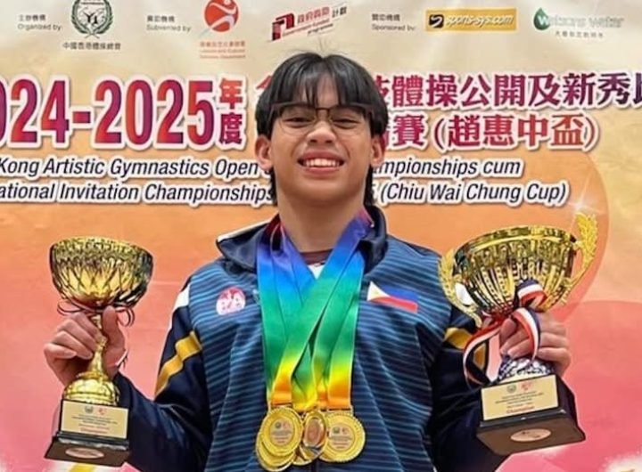 Young gymnast Eldrew Yulo shines in the Chiu Wai Chung Cup in Hong Kong as he wins all eight gold medals in the junior level