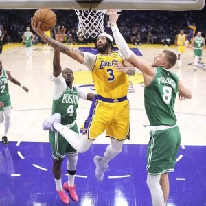 Boston Celtics vs Los Angeles Lakers NBA Anthony Davis