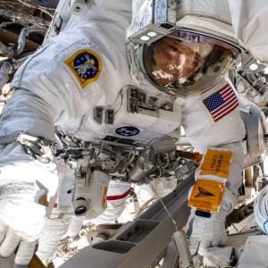 Astronaut Nick Hague During Six Hour Spacewalk