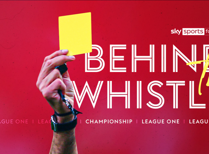 Behind the whistle