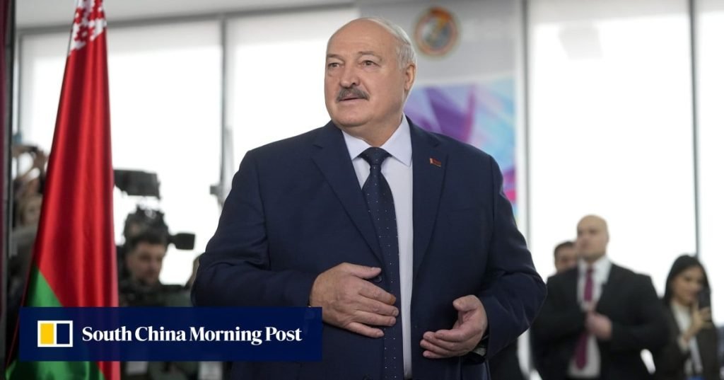 Belarus strongman set to win a 7th term in an election the opposition calls a farce