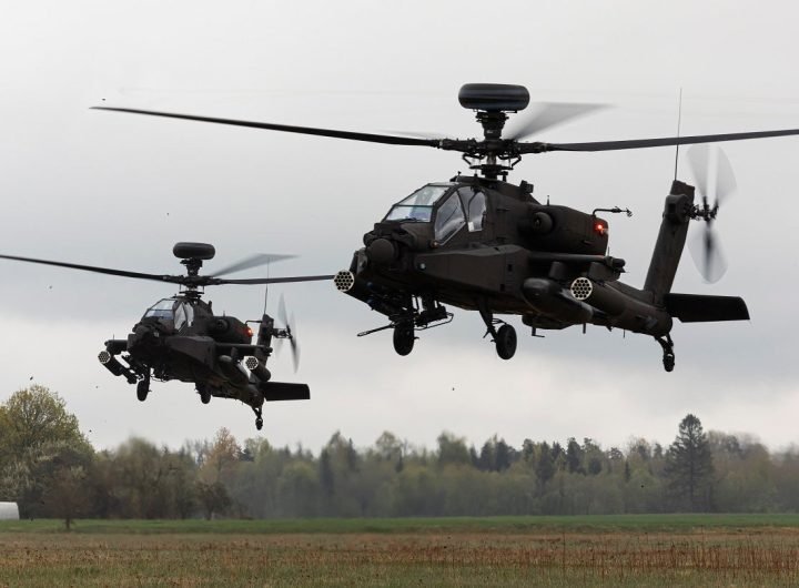 British Army exploring uncrewed “mules” to boost Apache lethality