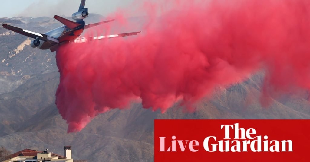 California fires live: LA issues new evacuation order as thickening smoke prompts ‘health emergency’ | California wildfires