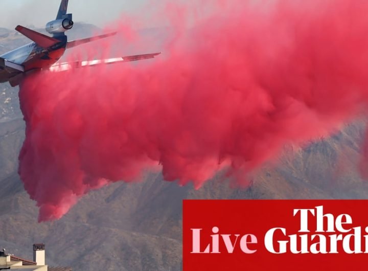 California fires live: LA issues new evacuation order as thickening smoke prompts ‘health emergency’ | California wildfires