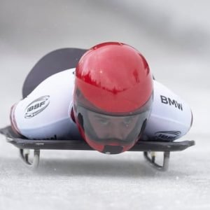 Canada's Hallie Clarke completes senior-junior skeleton world championship sweep