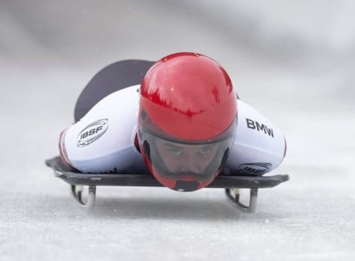 Canada's Hallie Clarke completes senior-junior skeleton world championship sweep