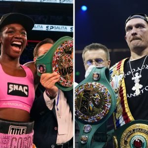 Claressa Shields and Oleksandr Usyk