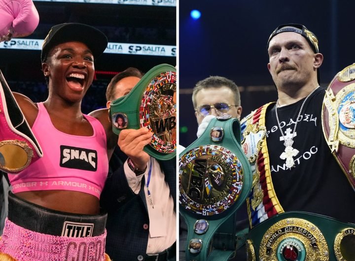 Claressa Shields and Oleksandr Usyk