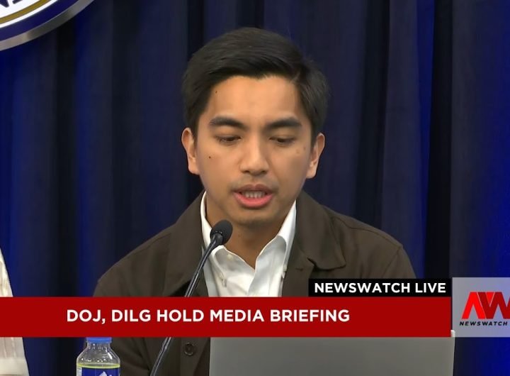 DOJ, DILG hold media briefing | NewsWatch Live