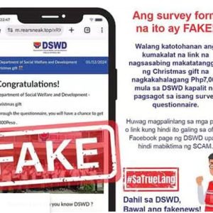 DSWD wala manghatag og ‘regalo’